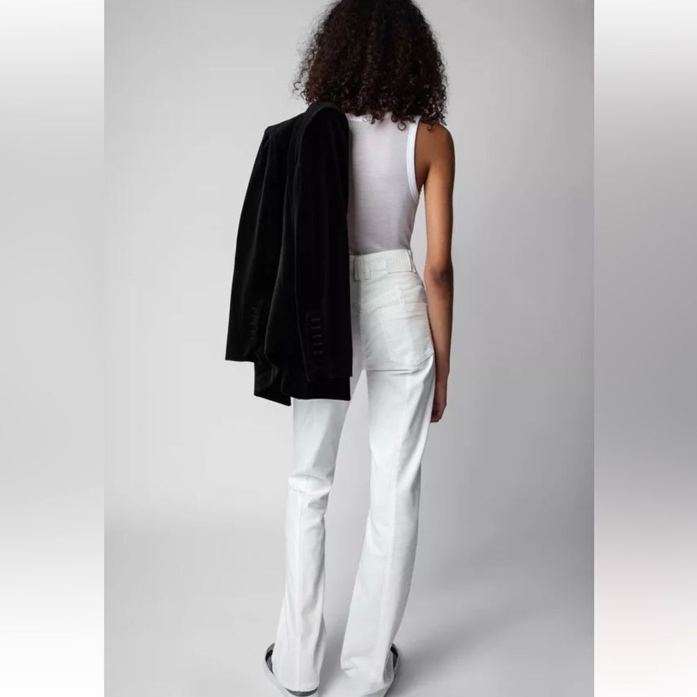 $248 Zadig & Voltaire Eyes Eco Jeans Size 29 New w flaw - Picture 6 of 15